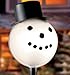 Snowman Head Christmas Outdoor Light lightpost / Lamppost Cover