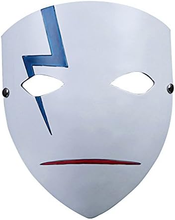Alxcio Halloween Mask Collector's Edition Film Theme Resin Mask for Masquerade Costume Party Cosplay Gift (Darker Than Black)