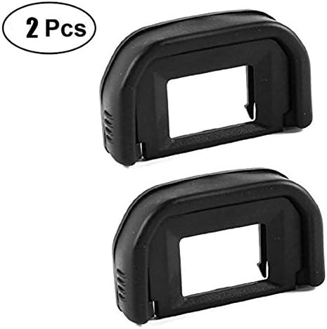 DaoRier Replacement Eyepiece Eyecups for Canon EOS 100D 300D 350D 400D 450D 500D 550D 600D 700D 750D 760D 1000D 1100D 1200D 1300D (2 Pcs)