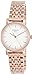 Tissot Silver Dial Rose Gold Tone Stainless Steel Ladies Watch T1092103303100