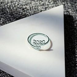 RUXIANG Customize Year Age Cute Ring for Women Girl