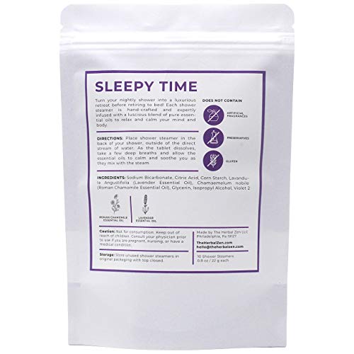 Cold Kicker and Sleepytime Shower Steamers with Essential Oils Combo