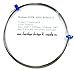 Niobium Wire, 21 Gauge AWG (21ga/.029 inch/.7366mm Diameter), 5 Feet (60 Inches/1.524 Meters Minimum) Coil (Natural - Unanodized) Unannealed