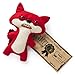 Fuggler – Funny Ugly Monster, 9” Suspicious Fox (Red) Plush Creature with Teeth, for Ages 4 & Up