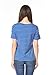 Bearsland Maternity Women's Striped Short Sleeves Maternity Nursing Top Bluegreen Size M