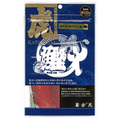 金虎 鰹犬 無添加魚100% 犬用おやつ 減塩かつおスライス厚削り 50g商品画像
