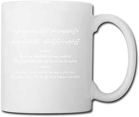 Personalized One Ring Inscription Meaning (lord Of The Rings) Ceramic Mug,11oz