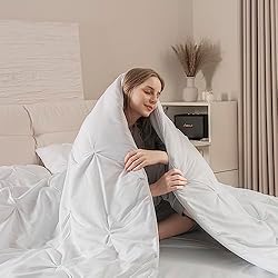 DOWNCOOL Full Size Comforter Sets - White Comforter
