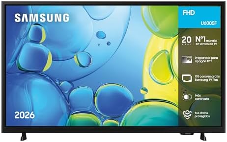 TV Full HD de 32 polegadas F6005 Smart TV Plus, OTS Lite, HDR Knox Security, capaz de transmitir conteúdo UHD 4K