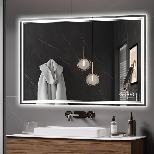 Ratsamee LED Bathroom Mirror 40x30 Inch