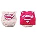 Bumkins Cloth Diaper Snap All-In-One (AIO) or Pocket with Cape, 7-28lbs, DC Comics Superman Pink