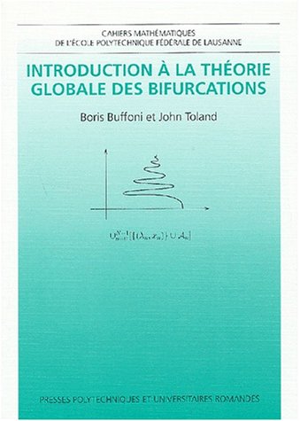 Introduction à la théorie de la bifurcation