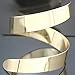 RechicGu Gold Egypt Cleopatra Swirl Snake Upper Arm Cuff Armlet Armband Bangle Bracelet with Gift Box