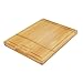 Ledehome Large Single Piece Premium Organic Bamboo Cutting Board [16