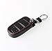 9 Moon Leather Car Key Chain Key Case For Dodge Journey 2012 2013 2014-Black With Red Line