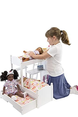 Playtime by Eimmie 18 Inch Doll Bed Doll Furniture Bunk Beds - Main Image
