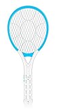 AOWOTO Plug In Electric Rechargeable Bug Zapper Mosquito Insect Fly Swatter Racket with Battery - S Size White