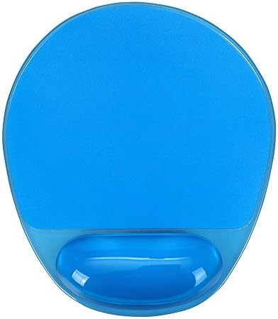 Mouse Pad, Vteiu Silicone Mouse Mat with Gel Wrist Rest Pad (Transparent Blue)