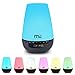 MIU COLOR Essential Oil Diffuser Humidifier - Digital Clock with 6 LED Changing Light - Ultrasonic Aromatherapy Humidifier - 300 ml - 4 Timer Settings - Waterless Auto Off Function