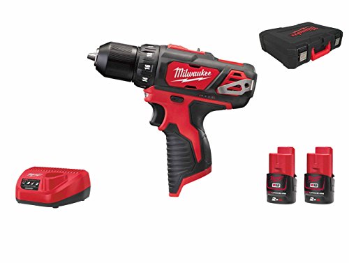 Milwaukee M12 Bdd-202C 1 Tal. Angle, 1 W, 12 V, Noir/Argenté