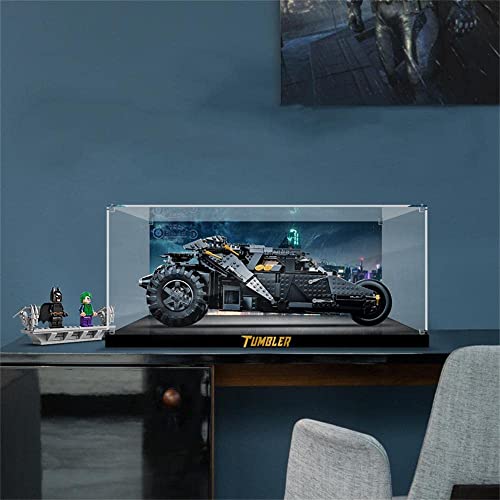 LMTIC Acrylic Display Case for Lego Batman Batmobile Tumbler 76240