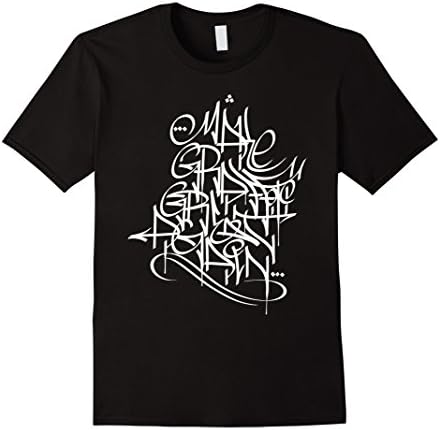 Men's Make Graffiti Great Again - White Handstyle Tag Shirt Large Black