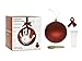 Pearhead Red Ball Babyhandprint Christmas Ornament, First Christmas Decoration