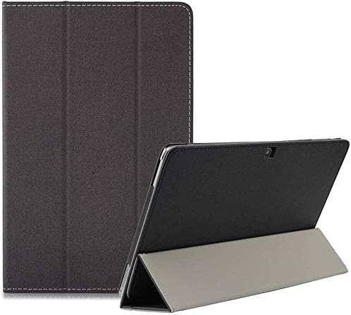 RLTech Case for HAOQIN H10, Slim Lightweight Smart Shell Folio Cover case with Stand Function for HAOQIN H10, Black