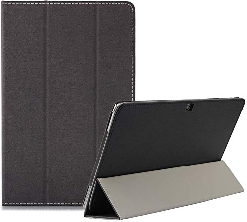 RLTech Case for HAOQIN H10, Slim Lightweight Smart Shell Folio Cover case with Stand Function for HAOQIN H10, Black