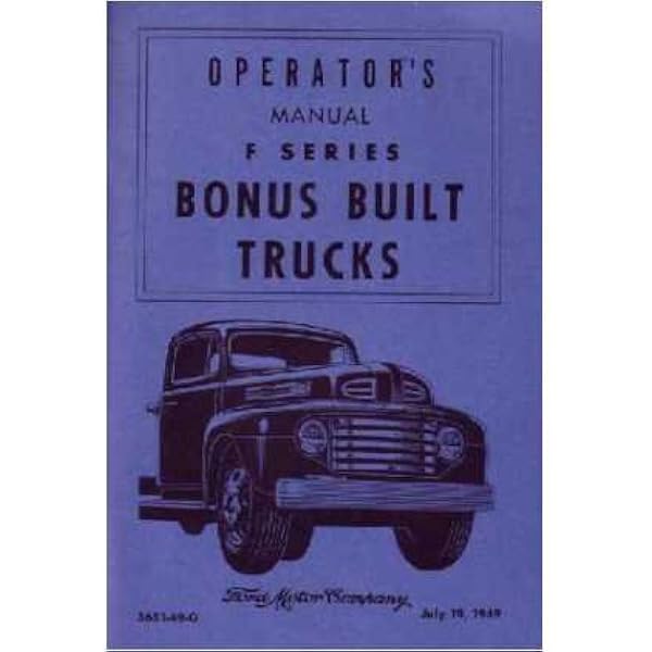thumbnail interactive-video image 1 of 1949 Ford Pickup Truck Owner's Manual Package – F1 F2 F3 F4 F5 F6 – Reproduction With Envelope 1 of 6