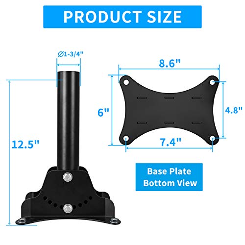 Deck Mount Umbrella Holder, Outdoor Umbrella Base Stand for Decks