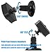 Blink XT Camera Wall Mount Bracket, Blink Home Security Camera System Acceseries,Weather Proof 360 Degree Protective Adjustable Miunt Blink Outdoor Camera (2 Pack, Black)