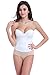 Nolama Women's Seamless Hidden-Wire Bustier Bra Top Strapless Low Back Bridal Corset