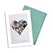 Elegant Sea Glass Heart Note Cards. Love 3.5x5. 8 Blank Folded Cards with Matching Envelopes. Unique Birthday Cards. Great Thank You Notes & Invitations. Best Quality Christmas & Valentine's Day Gifts