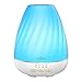 Essential Oil Diffuser Anjou 200 ml Ultrasonic Aromatherapy Cool Mist Humidifier Up to 12H Use, Waterless Auto Shut-Off, 4 Timer Settings, 7 Color LED Lights, BPA-Free for Office, Baby,Home Decor Gift