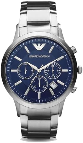 Emporio Armani Gents Wrist Watch, Silver AR2448, 43 price in Saudi