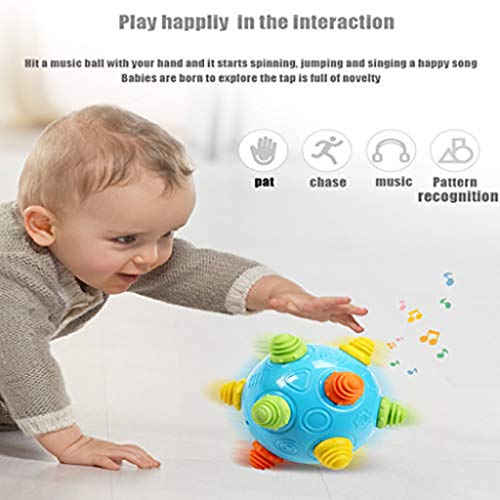 Toddlers Baby Music Shake Dancing Ball Toy,Move and Crawl Ball