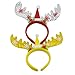 XONOR (Pack of 6) Women Girls Kids Christmas Deer Antlers Costume Ear Party Hair Head Band Prop for Children, Kids