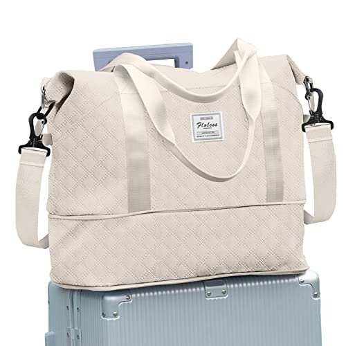 Reisetasche Damen Sporttasche 40x30x20 Ryanair Handgepäck Tasche Weekender Bag Schwimmtasche Wasserdicht Travel Bag Duffle Bag Wickeltasche Trainingst
