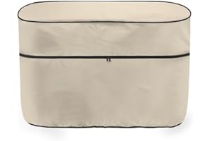 Horeset Off White Propane tank Cover for Camper,RV Propane Tank Cover for Travel Trailer,Double 20lb Propane Gas Tank Cover