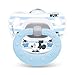 NUK Disney Mickey Mouse Orthodontic Pacifier, 6-18 Months, Blue/White