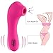  Clitorial Suction Vibrator Feelingirl Rechargeable G Spot Clit Vibrator for Women, Waterproof Nipple and Clit Stimulator Viberate Adult Toy Sucking Toy with 10 Sucksex and 20 Vibration Modes 