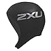 2XU Neoprene Swim Cap, Black/Black, Large/X-Large