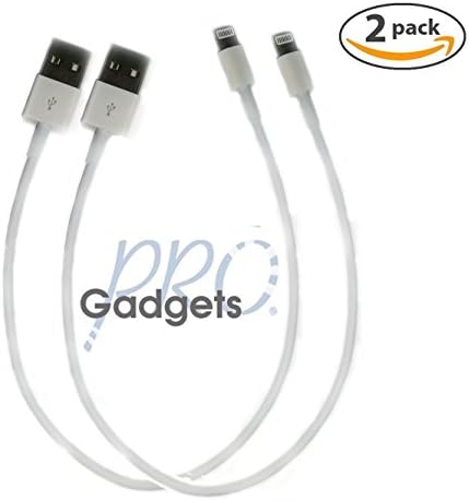 GadgetsPRO Lightning to USB Cable for all Apple Lightning devices, 12 inches (2-pack)