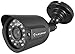 AMCREST 960H 16CH Video Security System - Eight 800+TVL Bullet IP66 Weatherproof Cameras (Black)