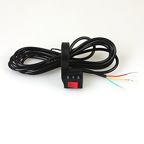 Wingsmoto speed change switch 5 stars 3 gear speed 22mm…
