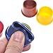 Pack of 10 Assorted Colors Silicone Reusable Wine Bottle Caps/Beer Sealer Cover