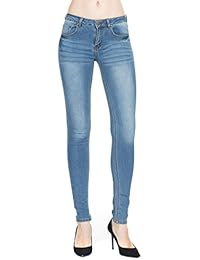 Women's Indigo Blue Super Comfy Stretch Denim Skinny Jeans