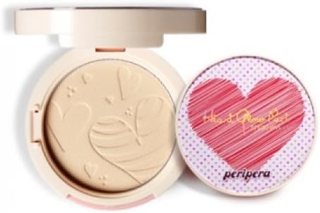 Cathy Doll Heart Glow Pact SPF30 PA+++ 10g Peripera No.23 Medium Beige 1 pcs. thai