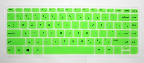 HYAIT 1Pcs Colorful Silicone Keyboard Protector Skin Cover for HP Pavilion M4 Envy14/15/4/6/Pro G4 P14 SEMI-WHITE